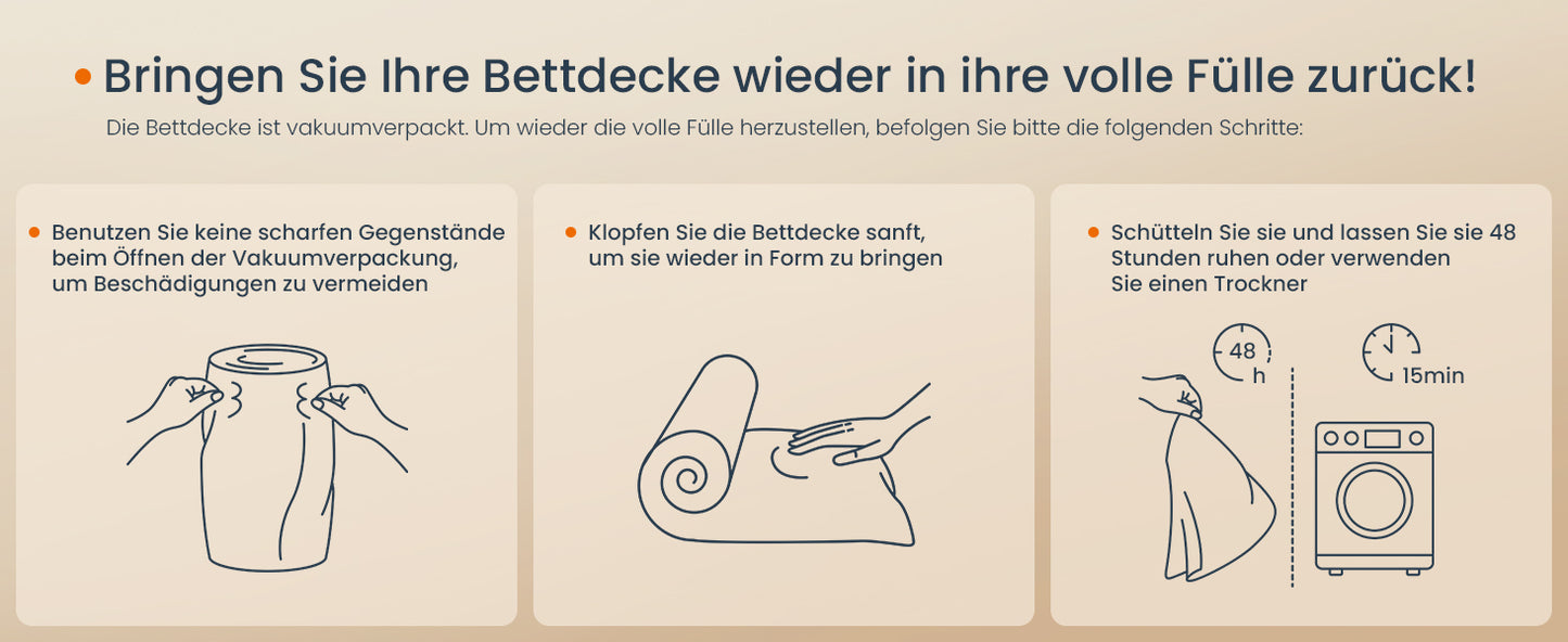 SONGMICS HOME Microfiber bedspread duvet filling: 100% microfiber quilt with 8 loops, 300 GSM - et.