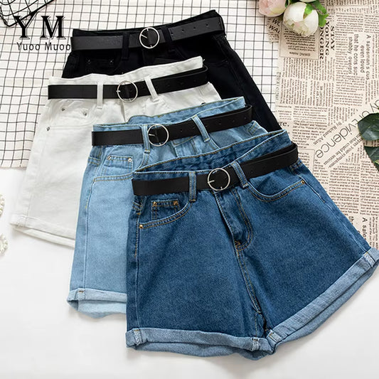 Chic High-Waisted Denim Shorts for Summer Vibes! Perfect for Every Casual Look! 🌞👖 #Fashion #SummerStyle.