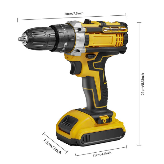 18 V kabelloser elektrischer elektrischer Schlagschrauber, Hammerantrieb, Mini-Wireless-Handstahl-Lithium-Ionen-Akku, Elektrowerkzeug