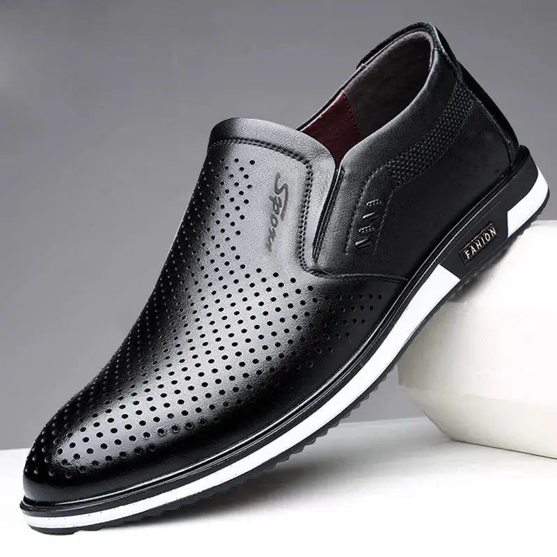 New Leisure Shoes Men's Fashion Leather Shoes Wholesale.