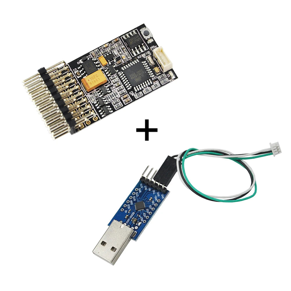 DasMikro Mini TBS Programmable Sound Light Control V2 And USB Unit 3.5 -12V Input For DIY RC Truck Parts.