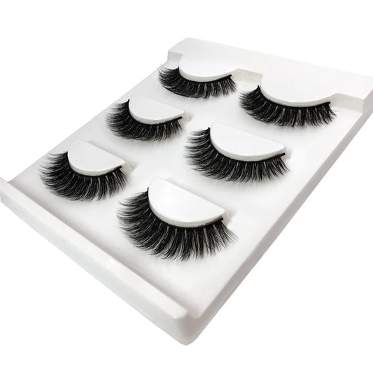 3 Pairs natural false eyelashes thick makeup real 3d mink lashes soft eyelash extension fake eye lashes long mink eyelashes 3d.