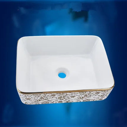 Kunst Keramik Bad Waschbecken Set Keramik Becken Platte Waschbecken Waschbecken Bad Wasserhahn Pop Up Becken Mischbatterie