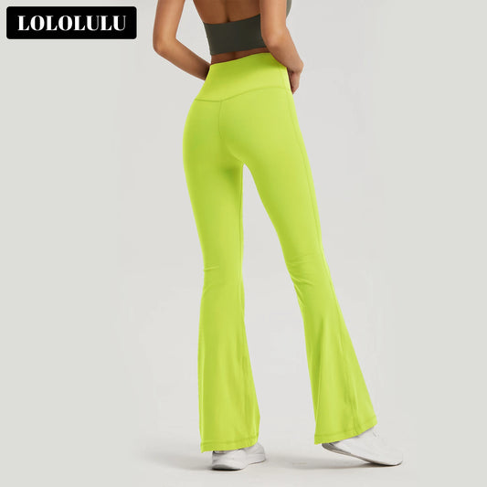 Nuls Young Series High Waist Women Yoga Pants Custom Leggings Bell-Bottoms Yoga Pants.