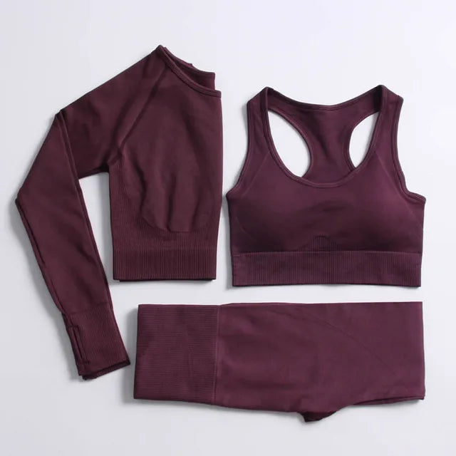 2022 Seamless Yoga Set Workout Clothes for Women Sport Set Outfit Fitness Clothing Gym Clothes Women Set Leggings Sportswear