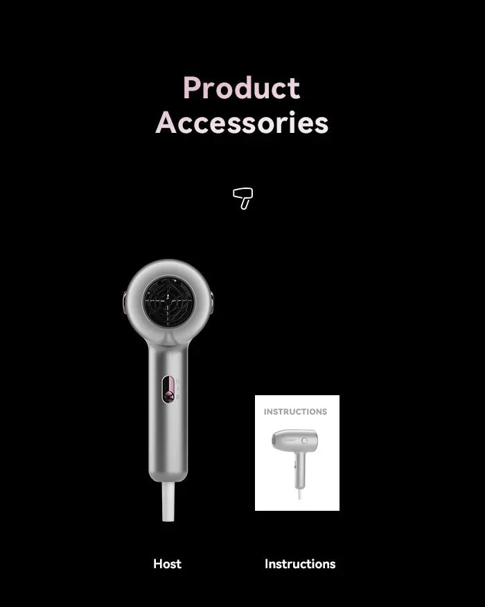 Kemei Professional Travel Hair Dryer Lightweight Design Powerful Fast Drying Compact Blower Dryer Hair Styling Tool Hammer Shape