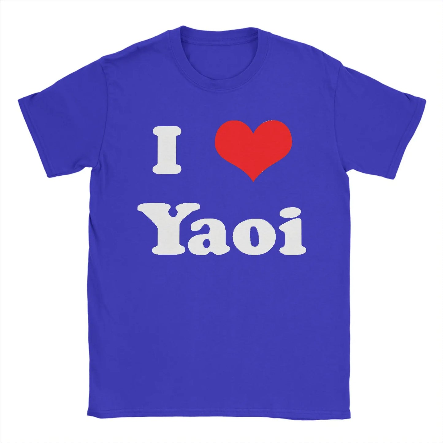 Funny I Love Yaoi T-Shirts Men O Neck Cotton T Shirt Short Sleeve Tee Shirt Birthday Present Tops.