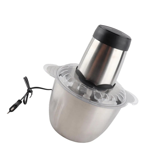 Electric Meat Grinder 3L Large Household Capacity Stainless Steel 2 Gears 300W High Power Kitchen Cooker Blender.