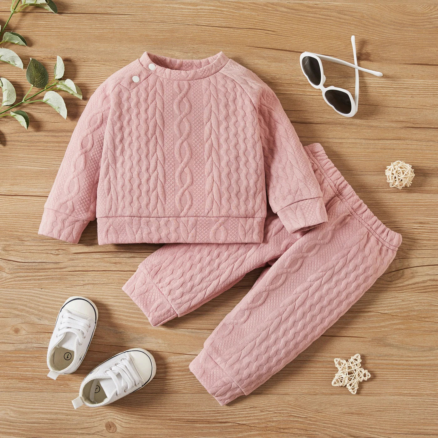 7 farben Neugeborenen Baby Mädchen Jungen Kleidung Set Einfarbig Lange Ärmel Top + Hosen 2PCS Outfits Freizeit Sport herbst & Winter Kostüm.
