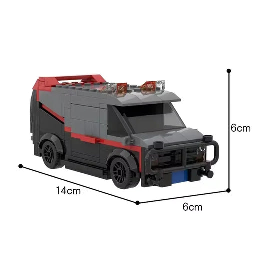 MOC-20604 A-Team Vehicle SWAT Team Car Car Toy modelPolice Department Car Brick Building Set Children ToyGift 242PCS.