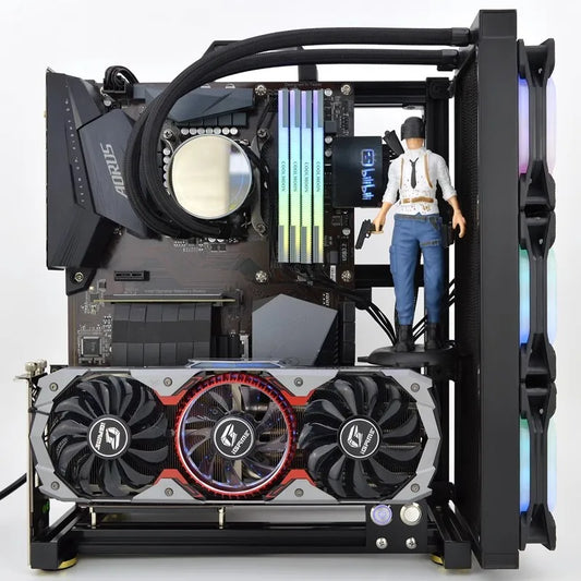 MOD ATX Open PC Case Frame For ITX MATX EATX Gamers Cabinet Aluminum Creative DIY Desktop Computer Chassis Tower Gaming.