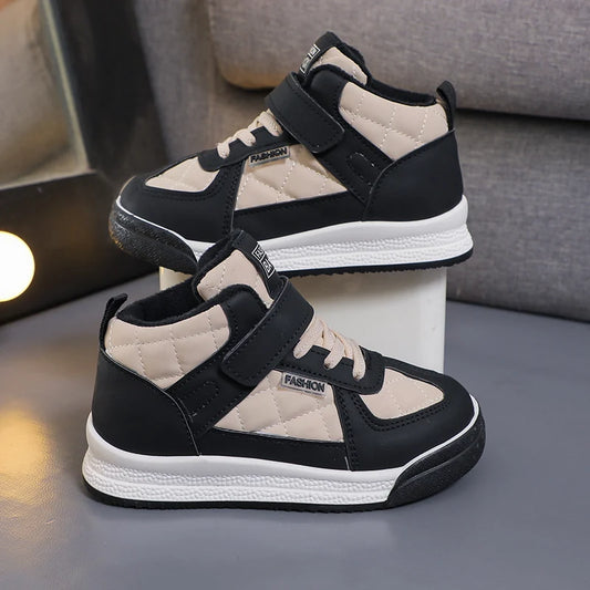 2023 Children sports Fashion shoes winter warm walking shoes Casual sneakers for kids.