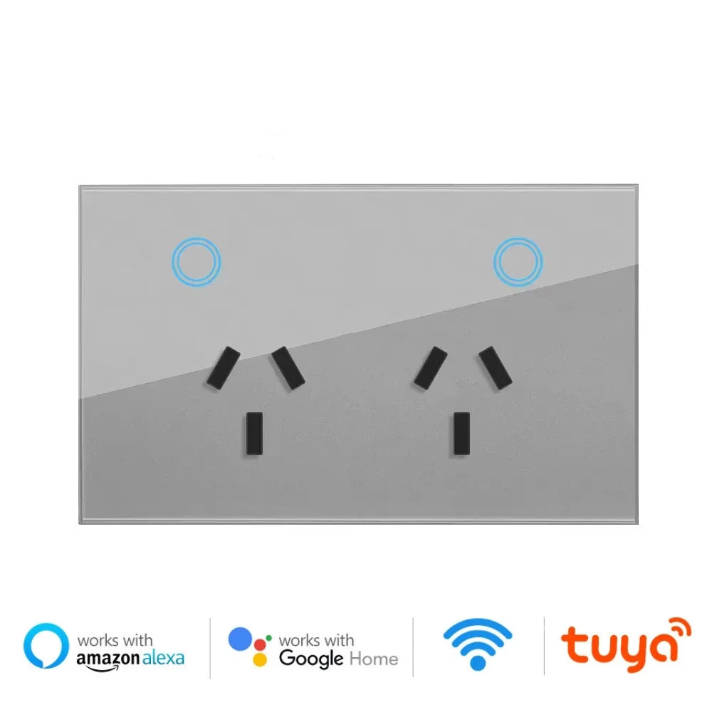 Melery Wifi Smart Tuya Steckdose AU Elektrische Stecker Steckdose Touch Sensor Schalter Drahtlose Fernbedienung von Alexa Google Hause