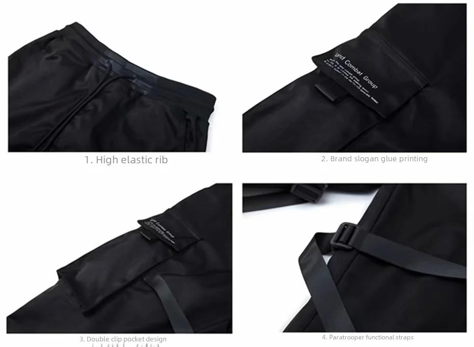 Casual Loose Fit Spring Season Ins Super Fire Cargo Pants For Men Trendy Multipocket Design Brand New Fashion Style.