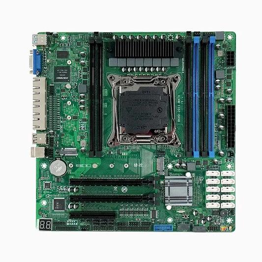 C612 Nas Motherboard DIY Kit E5 2680/2673/2686/2697A V4 CPU 32/64/96/128GB DDR4 Virtual Machine Routers 4x2.5GE 10xSATA Raid.