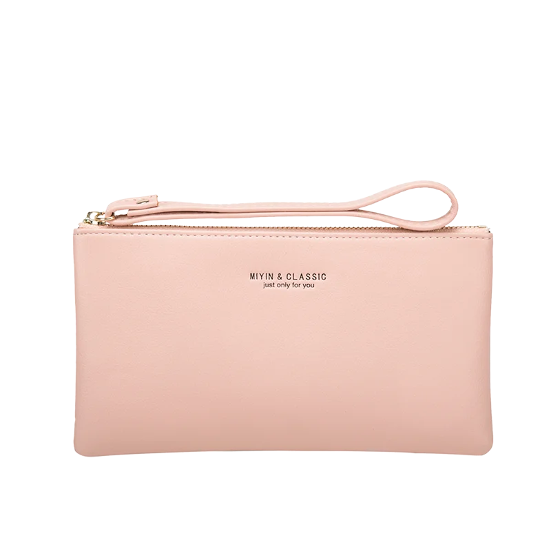 MIYIN Women's Purse long ultra-thin credit card bag minimalist zero purse thin large capacity zipper hold bag handbag purse girl