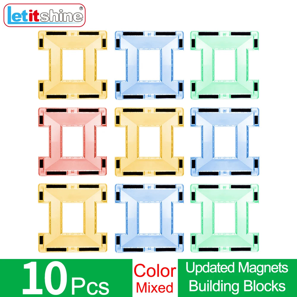 Montessori Magnetic Toys Education Stem Developmental Building Blocks Magnet Tiles Construction Bricks Kids Baby Boy Puzzle Game