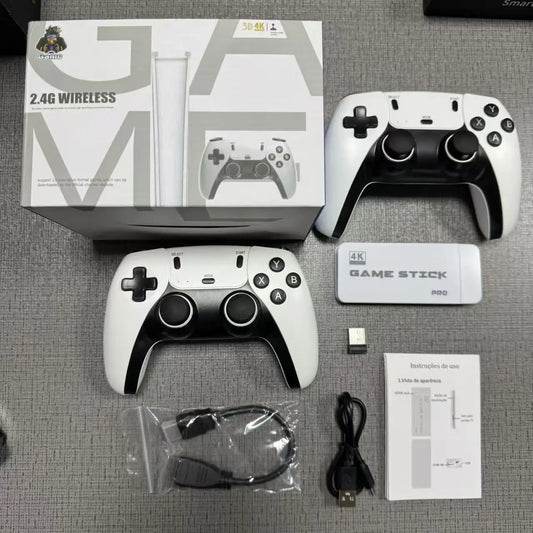 4K TV Game Stick M15 Video Game Console Built-in 40000+/50000 Games 128G Handheld Game Player Wireless Controller Retro Gamepad.