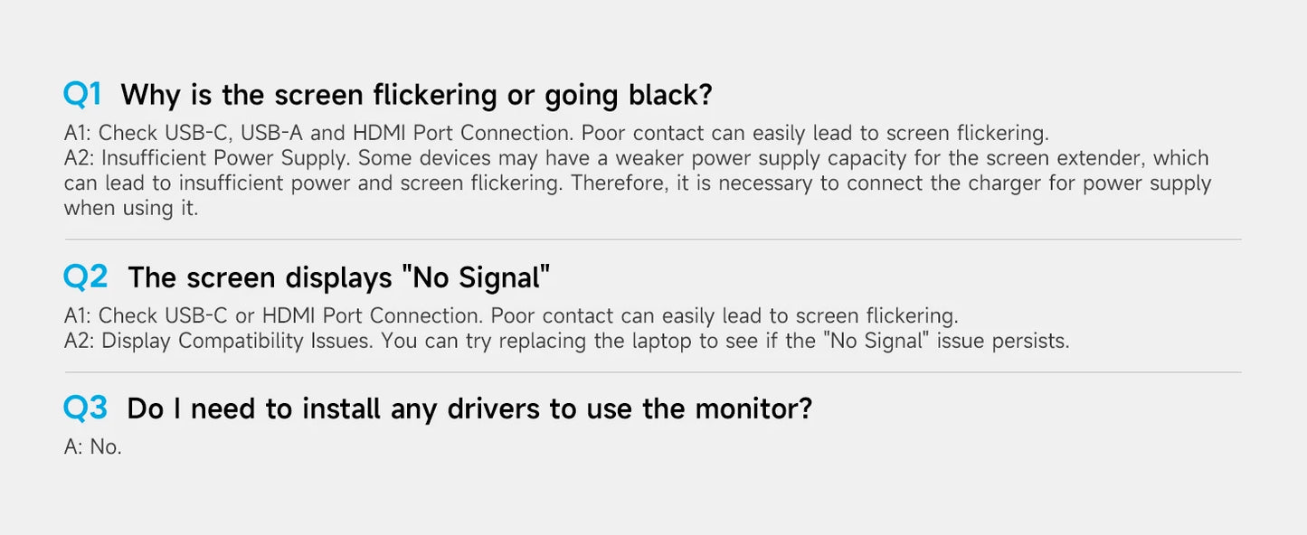 Dopesplay 14.1inch Laptops Screen Extender Triple Dual FHD 1200P IPS Portable Monitors For Windows Macbook Chrome 13.3-17.3 inch.