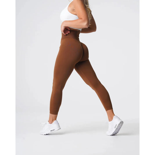 TKITK Solid Leggings Women Seamless Sports Scrunch Bum Tights cycling shark pants Yoga shorts Gym navigation nv Workout wear.