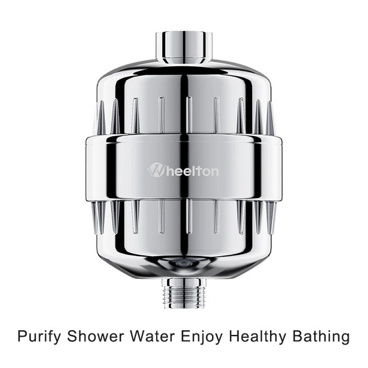 Wheelton Bath Shower Filter(WHT-303-3E) Softener Chlorine & Heavy Metal Removal Water Filter Purifier For Health Bathing.