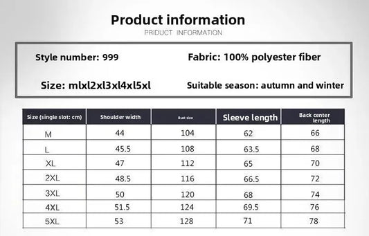 Men's thick cotton sportswear stand collar open collar outdoor casual jacket warm clothing autumn and winter jacket.