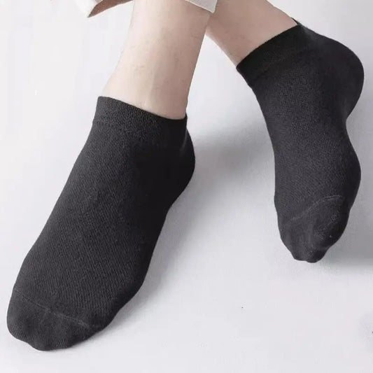10 Pairs Men's Breathable Mesh Summer Short Socks, Sports Versatile Cotton Socks at Discount Price Sports and Casual Wear.