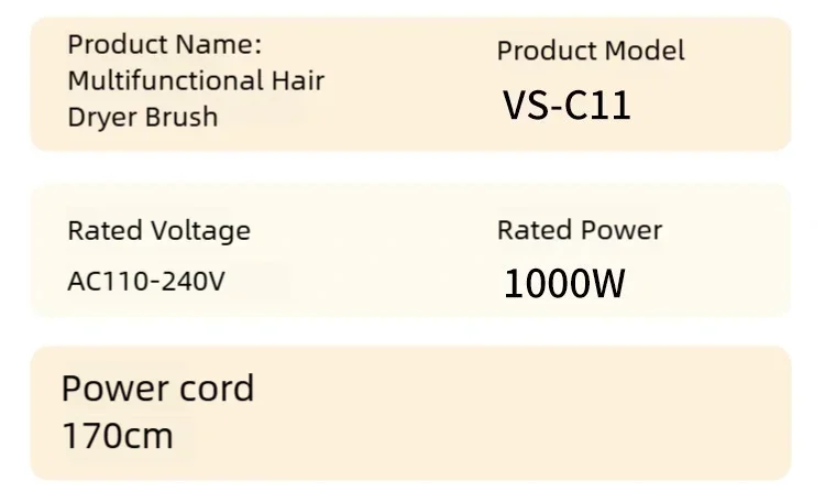 Tinsol 5in1 Multi-function hair dryer curling iron portable foldable hair dryer negative ion hair care curling iron styling set