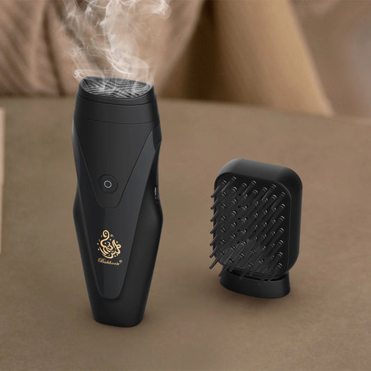 ChuHan Newest Electric USB Portable Incense Burner Muslim Aromatherapy Device Dukhoon Arabic Bakhoor Burner With Comb Set.