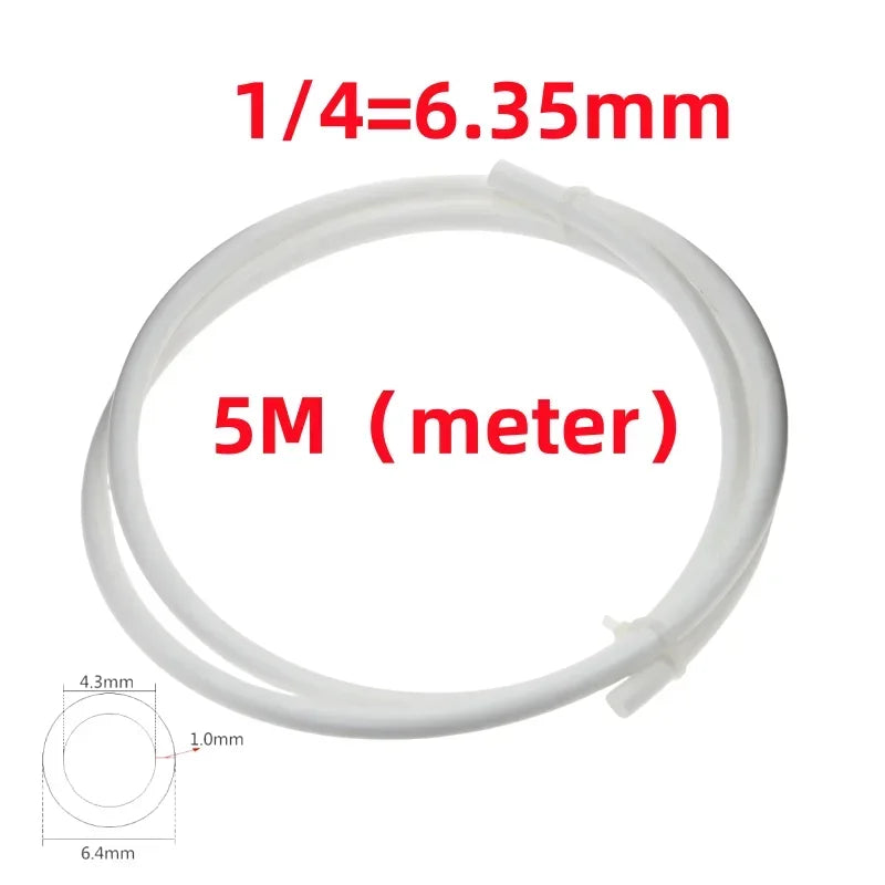1/5/10/20meter Food Grade 1/4" 3/8" PE OD NSF Certified Tubing for Reverse Osmosis De-ionized Water Purifier Filtration Systems