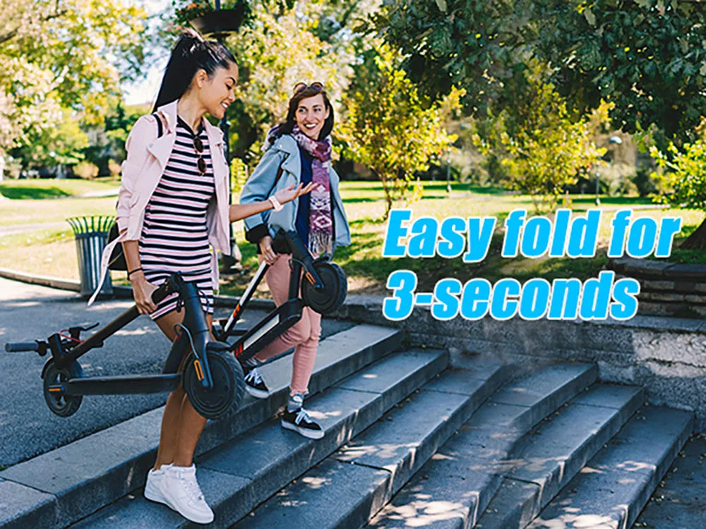 Mankeel 30KM Electric Scooter Adults 350W Foldable Electric Kick Scooter 8.5 Inch APP 10.4AH Folding E-scooter Dual Brake System.