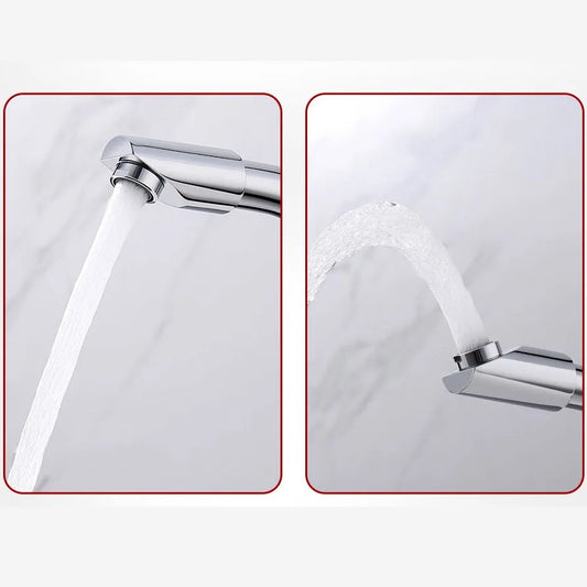 360° Rotating Basin Faucet Kitchen And Bathroom Dual-use Hot and Cold Water Faucet Splash-proof