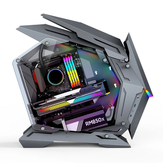 Jonsbo MOD3 MINI E-sports Case MATX/ITX Computer Game Chassis 5V ARGB Lamp Effect ATX PSII Power Support Special-shaped Chassis.