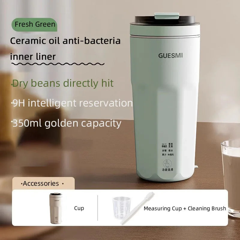 350ML Soybean Milk Machine Automatic Intelligent Food Blender Electric Fruit Juicer Water Boiling Kettle Rice Paste Maker 220v