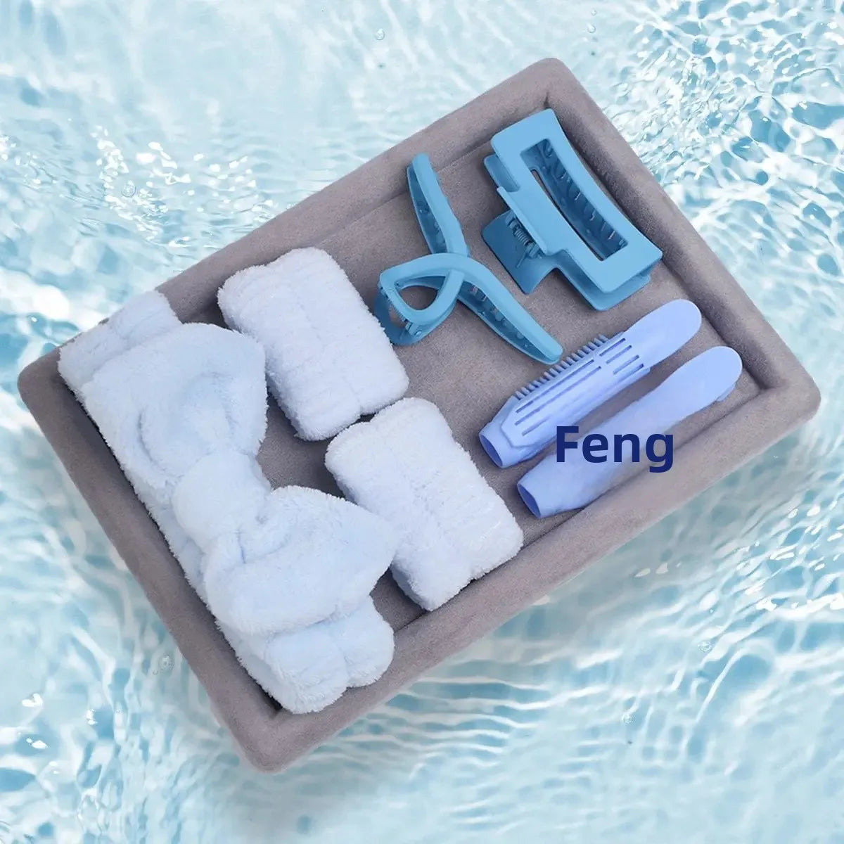 58-Piece Hair Accessories Set Butterfly End Hair Ties Shark Clip Flower Hair Grips Hair Bands Hair Accessories for Women Girls