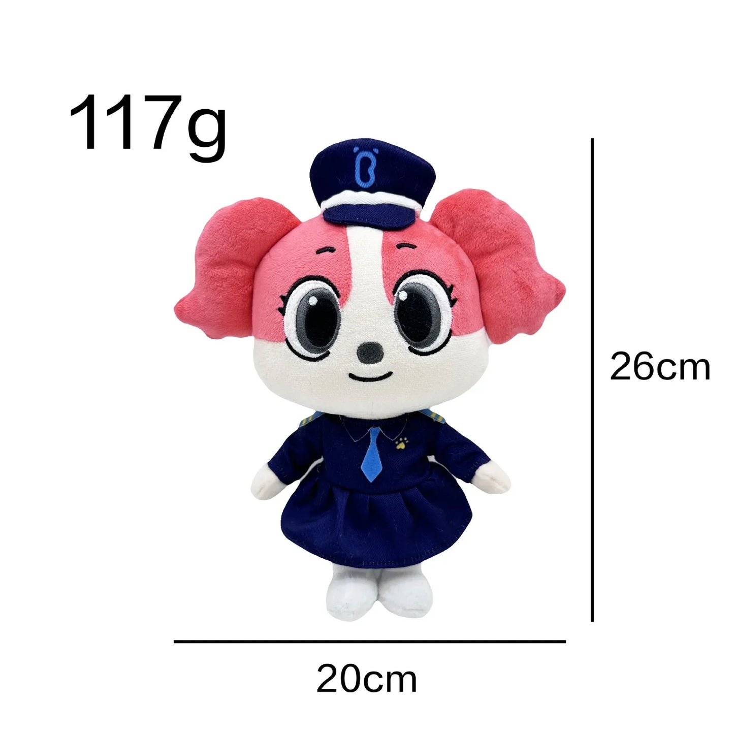 Pip and Posy Plush Toys Soft Stuffed Animal Rabbit Mouse Plushie Dolls Kids Educational Stuffed Figures Birthday Christmas Gifts