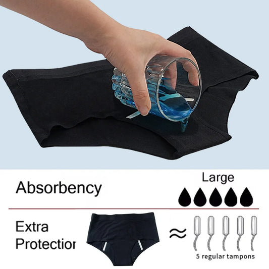 Women's Cotton Breathable Period Panties Leak Proof Health Seamless Briefs Soft Underwear During Periods Dropshipping.