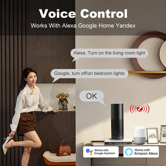 Tuya zigbee 3,0 smart life eu taster lichtsc halter kein neutraler kabel kein kondensator bedarf unterstützung alexa google home yandex alice.