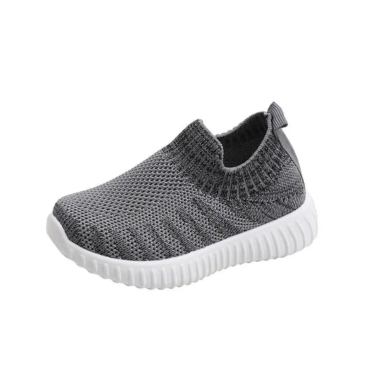 Kids Knitted Casual Shoes Sneakers for Boys Girls Slip-on Antislip Breathable Running Sports Shoes 2-8 Years Children Zapatos.