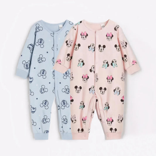 Mickey Mouse Baby Boy Stram pler Baumwolle lange Ärmel Baby Baby Boy Mädchen Overall Baby Mädchen einteilig & Body.
