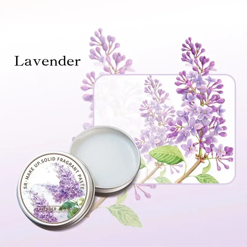 Long Lasting Scent for Romantic Souls For Dating Ladies Solid Perfume Exquisite Floral Solid Balm Magnolia Orchid Gardenia.