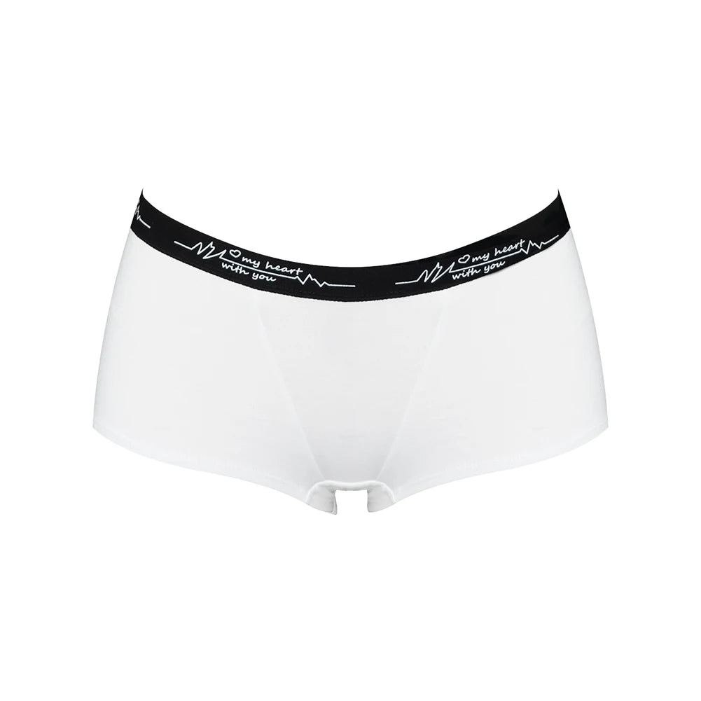 Ladies Solid color boxers Briefs Comfortable Female Underwear Sporty Style Casual Sexy Panties for Women S-XL.