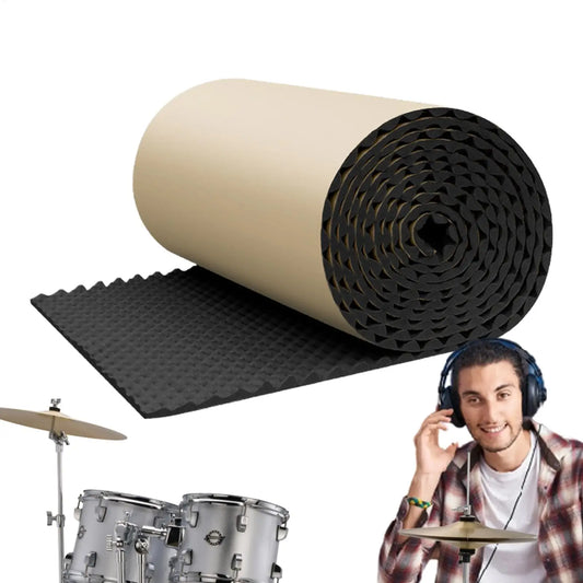 1Pc Acoustic Foam Self-adhesive Egg Sound Insulation Panels High Density for Studio KTV Office Wall Panels