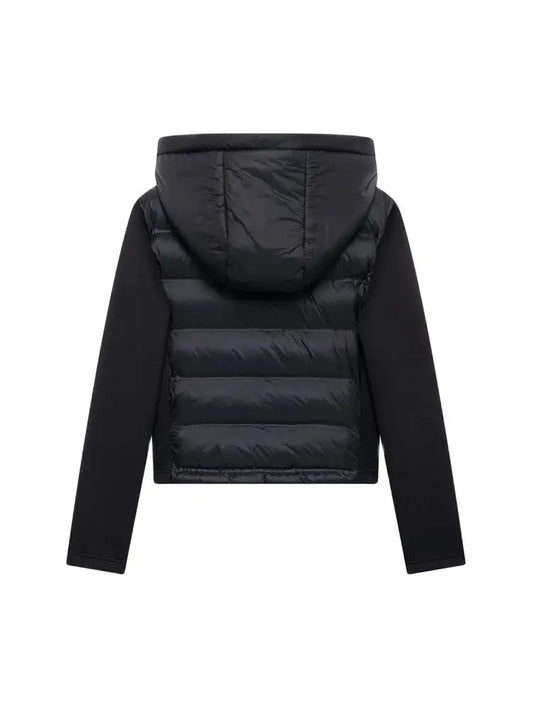 TRZA-Patchwork-gepolsterter Jackenmantel mit Kapuze und Taschen für Damen, lange Ärmel, Reißverschluss vorne, Damenoberbekleidung, schicke Oberteile, Mode.