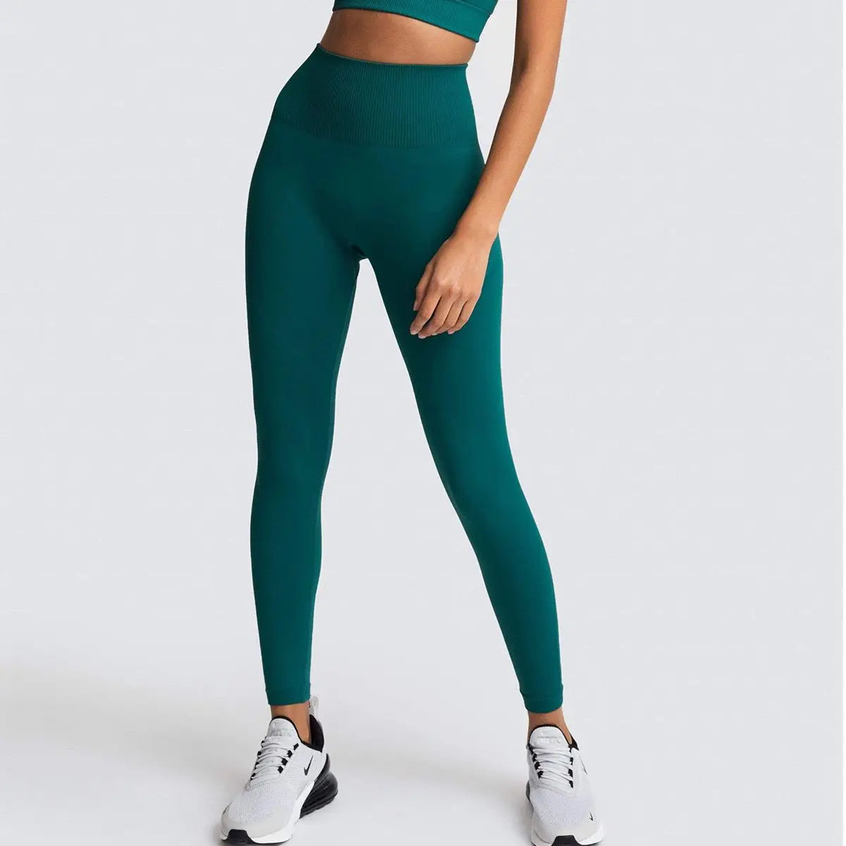 Seamless Sports for Women Yoga Workout Fitness Wear High Waist Leggings Gym.