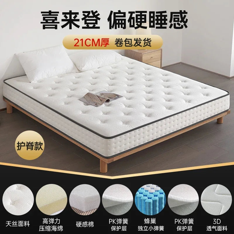 Moderne King-Size-Matratze aus weichem Doppellatex, luxuriöse Designer-Matratze, Queen-Size-Schlafzimmer, Colchon, eheliche Schlafzimmermöbel