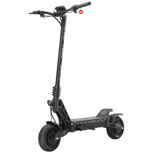 YUME HAWK Electric Scooter, 1200W*2 Powerful Motor 60V 22.5Ah Battery 70km/h Max Speed 10x3.15' Tubeless Tires Adult Escooter.
