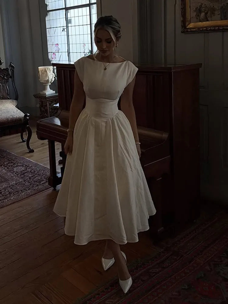 Schwarzes A-Linien-Langkleid für Damen, elegant, quadratischer Ausschnitt, plissiert, ärmellos, Sling-Maxikleider, 2025, Sommer-Dame, Urlaub, Party, Roben