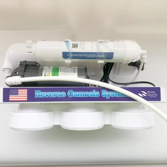 1set 400gpd reverse osmosis system Pure Water Purifier machine reverse osmosis water filter parts ro water pump salt chlorinator.