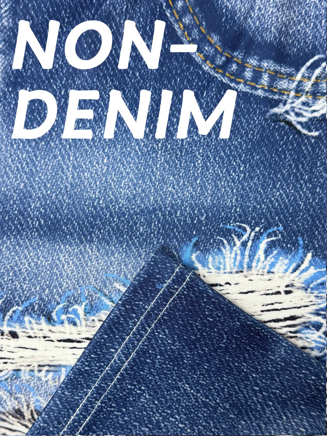 Plus-size women's shorts imitation jeans printed holes design casual fashion comfortable summer tight hot pants.